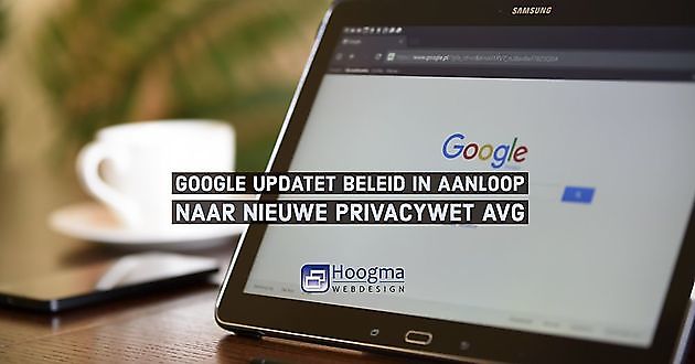 Google (Gmail) voldoet aan strenge eisen AVG Hoogma Webdesign Beerta