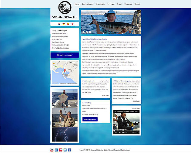 Canary Sport Fishing SL, Gran Canaria (Spain) - Hoogma Webdesign Beerta