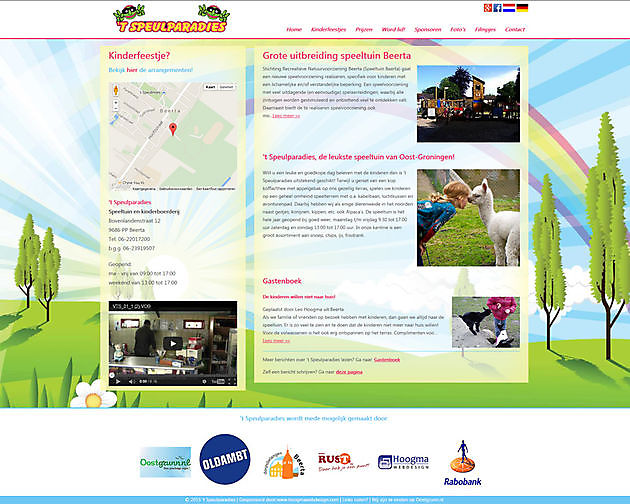 Speeltuin 't Speulparadies, Beerta - Hoogma Webdesign Beerta