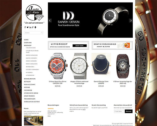 Jeweler Kluiter, Vlagtwedde (The Netherlands) - Hoogma Webdesign Beerta