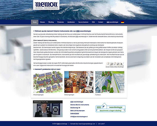 Memon Bionic Instruments, Muntendam (Países Bajos) - Hoogma Webdesign Beerta