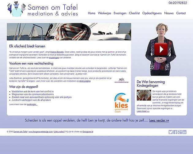 Samen om Tafel, Wedde Hoogma Webdesign Beerta