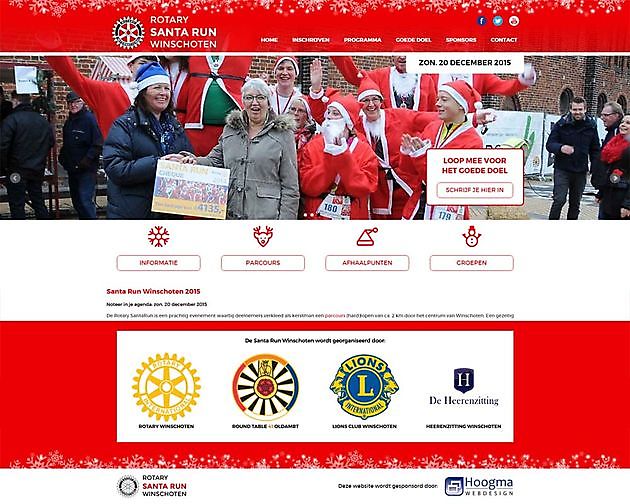 Rotary SantaRun, Winschoten Hoogma Webdesign Beerta