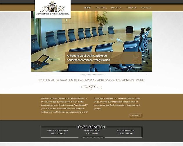 RH Administratie & Adviesbureau BV, Winschoten - Hoogma Webdesign Beerta