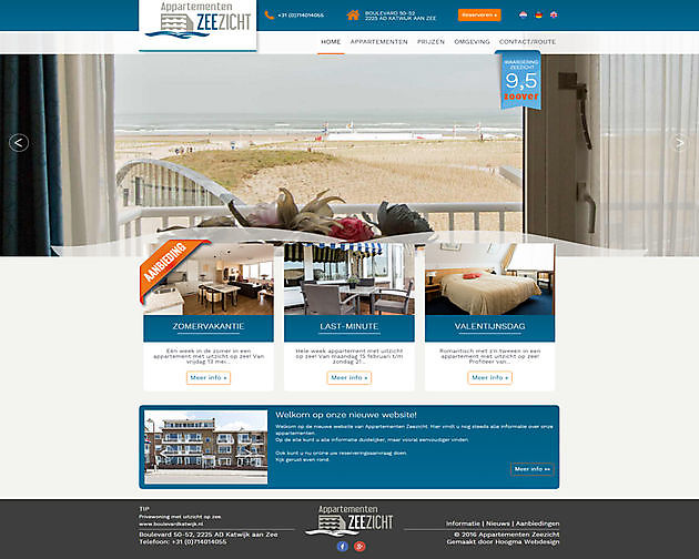 Appartementen Zeezicht, Katwijk Hoogma Webdesign Beerta