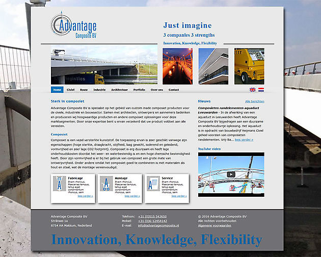 Advantage Composite BV, Makkum - Hoogma Webdesign Beerta