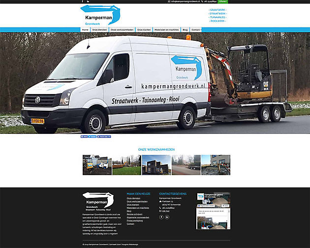 Kamperman Grondwerk, Zuidbroek - Hoogma Webdesign Beerta