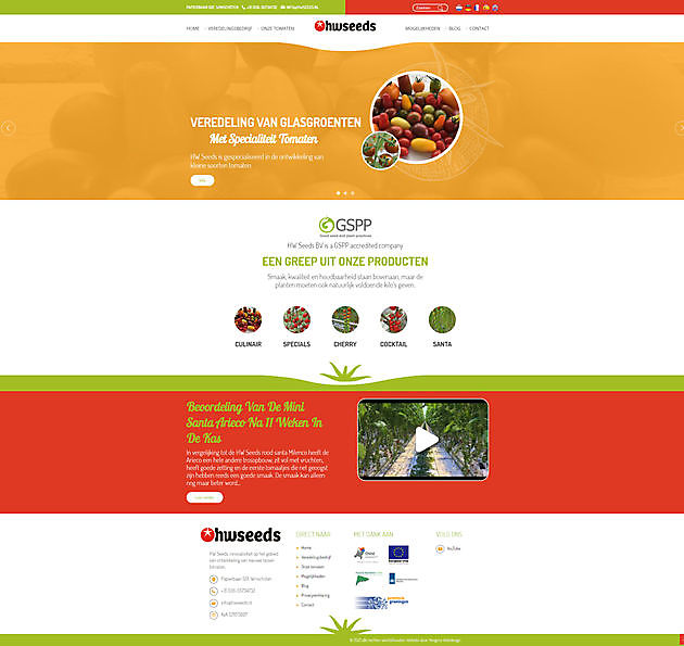 HW Seeds, Winschoten - Hoogma Webdesign Beerta