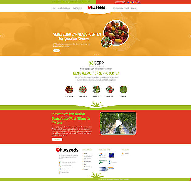 HW Seeds, Winschoten Hoogma Webdesign Beerta