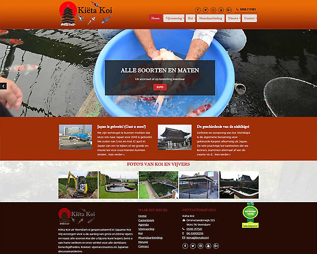 Kiëta Koi, Veendam - Hoogma Webdesign Beerta