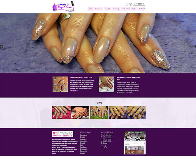 Mirjam_s Nail Salon, Beerta - Hoogma Webdesign Beerta