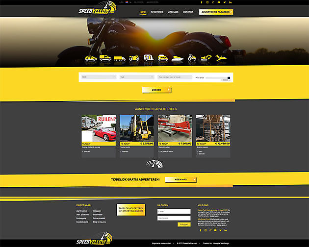 Speedyellow.com, Oude Tonge - Hoogma Webdesign Beerta