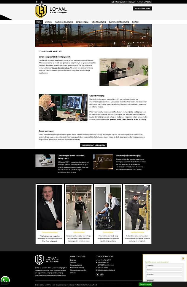 Loyal Security, Waddinxveen - Hoogma Webdesign Beerta