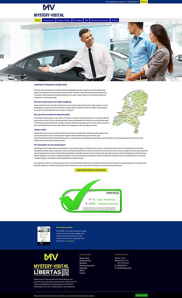 Mystery-visit.nl, Drachten - Hoogma Webdesign Beerta