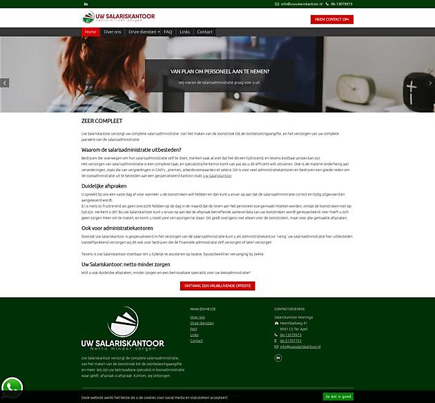 Tu oficina de sueldos - Hoogma Webdesign Beerta