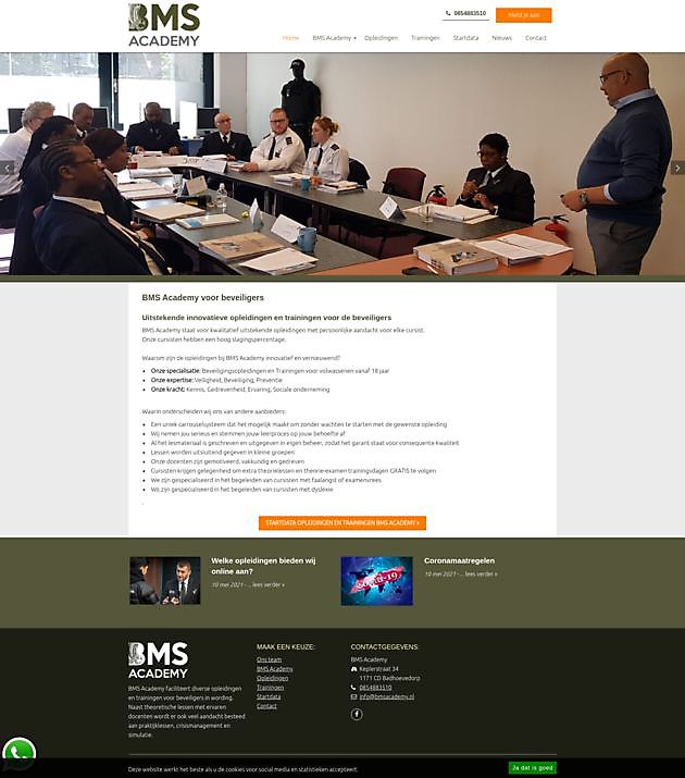 BMS Academy, Badhoevedorp - Hoogma Webdesign Beerta