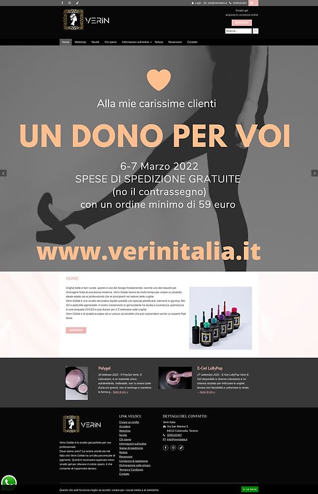 Verin Italia, Italië Hoogma Webdesign Beerta