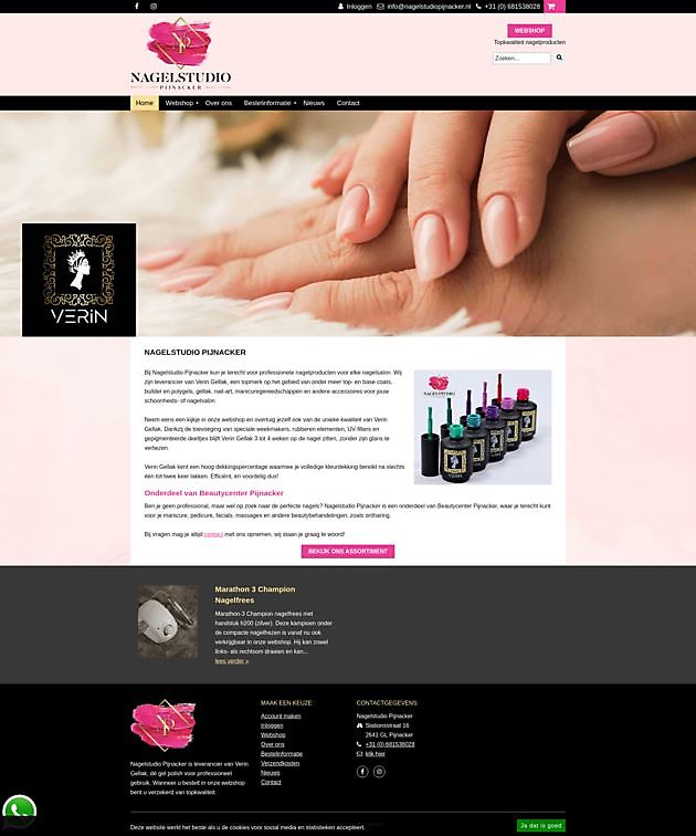 Nagelstudio Pijnacker, Pijnacker Hoogma Webdesign Beerta