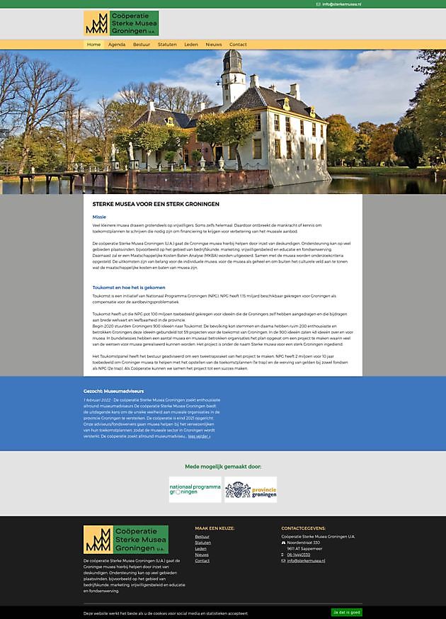 Strong Museums Groningen Hoogma Webdesign Beerta