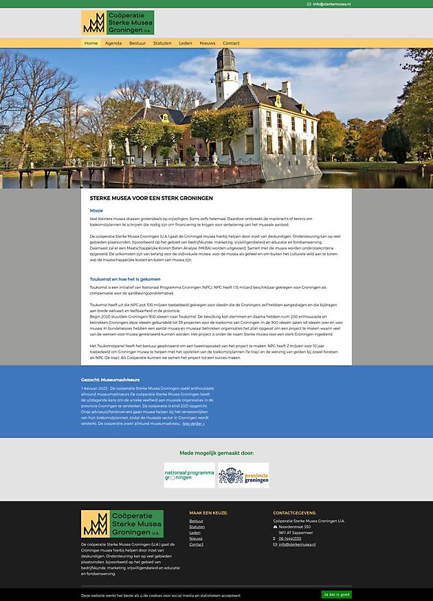 Museos Fuertes Groningen Hoogma Webdesign Beerta