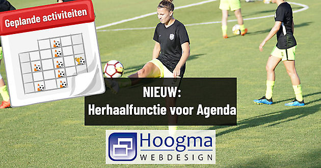 Repeat function agenda HWCMS - Hoogma Webdesign Beerta