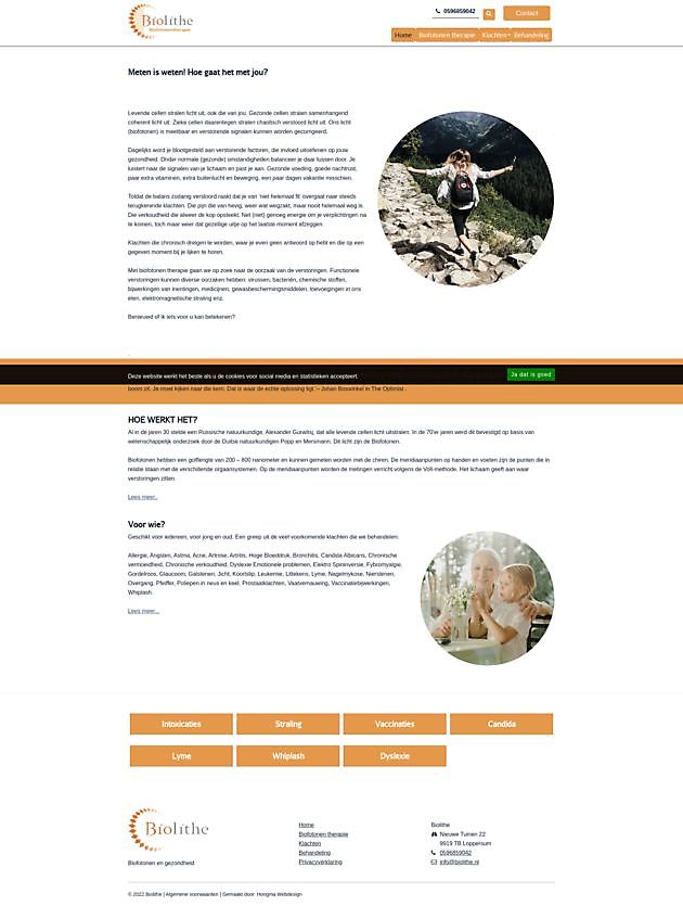 Biolithe, Loppersum - Hoogma Webdesign Beerta