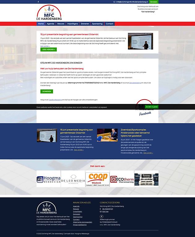 Foundation MFC De Hardenberg, Finsterwolde - Hoogma Webdesign Beerta