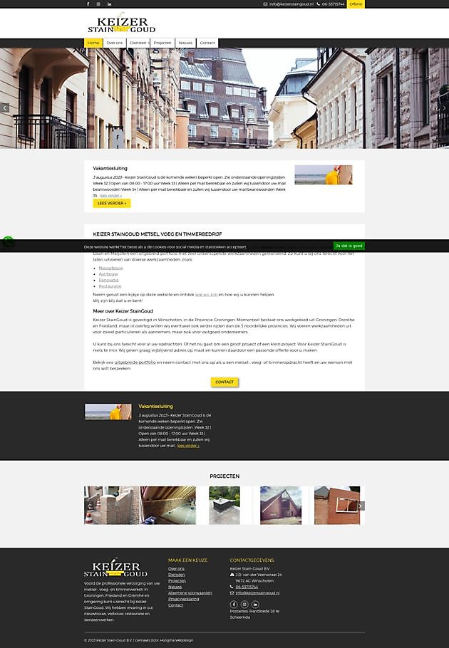 Emperador Staingoud, Winschoten Hoogma Webdesign Beerta