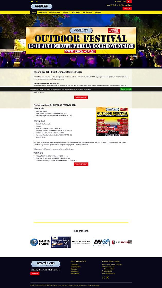 Rock-On Outdoor Festival, Nieuwe Pekela - Hoogma Webdesign Beerta