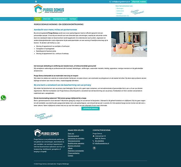 Purgo Domus, Beerta - Hoogma Webdesign Beerta