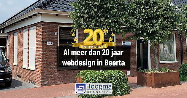 Hoogma Webdesign: ¡Un nombre muy conocido desde hace más de 20 años! - Hoogma Webdesign Beerta