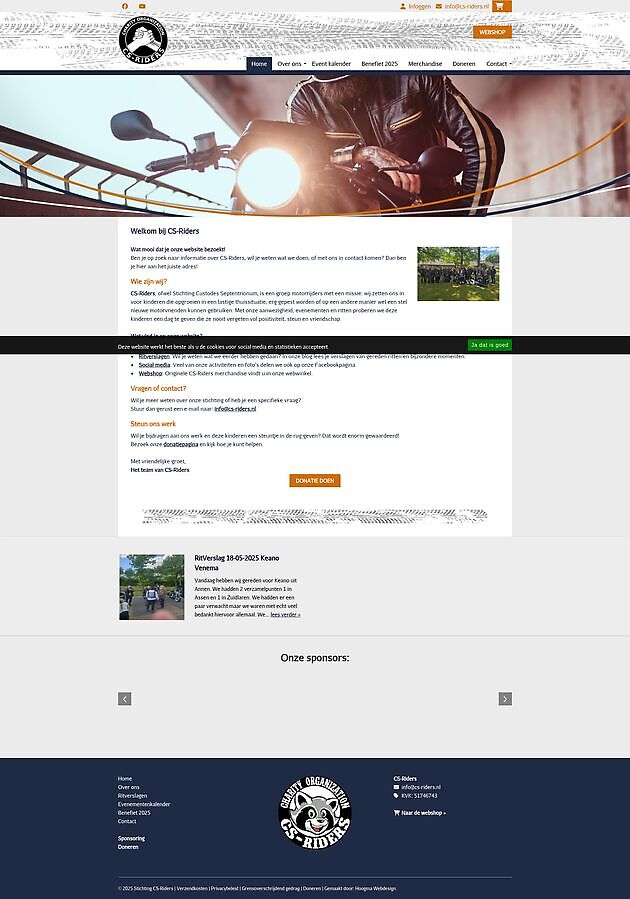 Stichting CS-Riders Hoogma Webdesign Beerta
