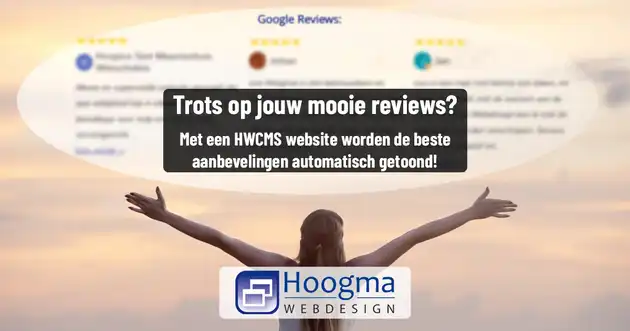 New in HWCMS: The best recommendations automatically on your website Hoogma Webdesign Beerta