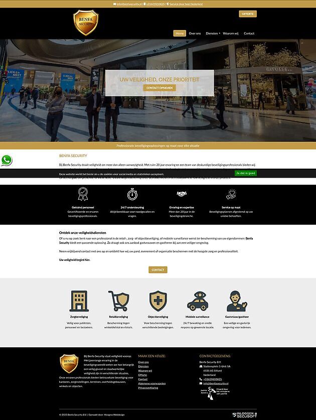 Benfa Security Hoogma Webdesign Beerta