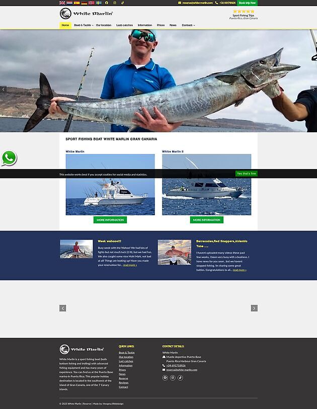 Canary Sport Fishing SL, Gran Canaria (Spain) Hoogma Webdesign Beerta