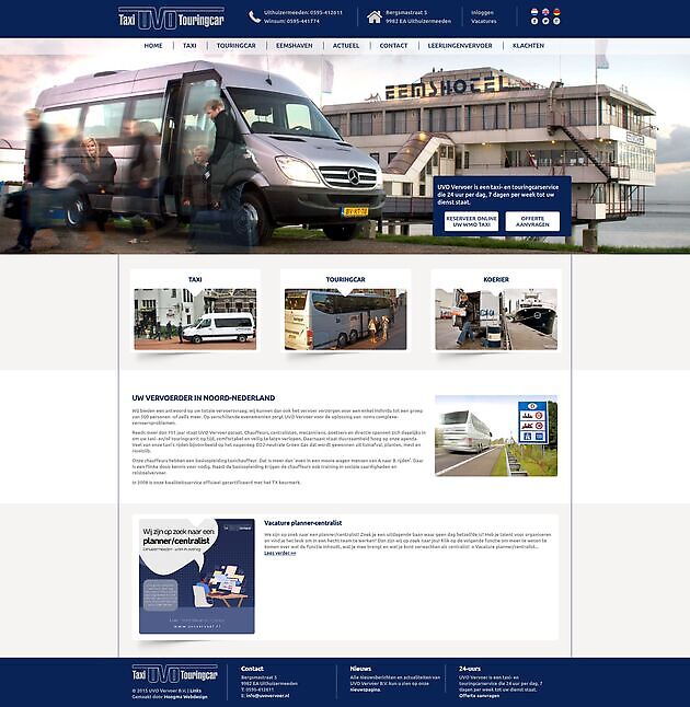 UVO Vervoer BV, Uithuizermeeden Hoogma Webdesign Beerta