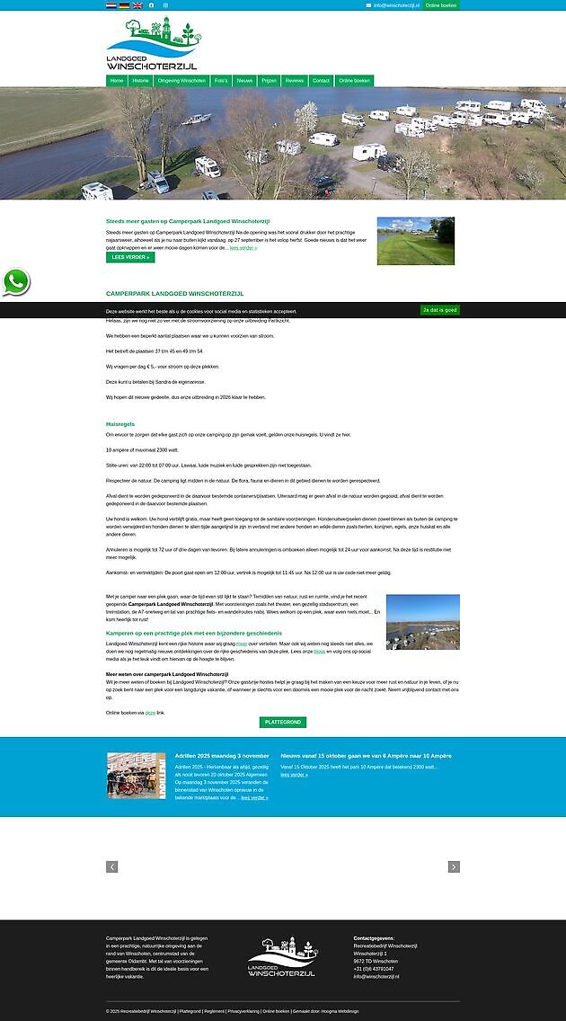 Lugar para autocaravanas Winschoterzijl Estate - Hoogma Webdesign Beerta