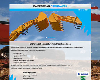 Kamperman Grondwerk, Zuidbroek Hoogma Webdesign Beerta