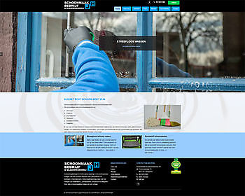 Schoonmaakbedrijf en glazenwasserij JH, Heiligerlee - Hoogma Webdesign Beerta